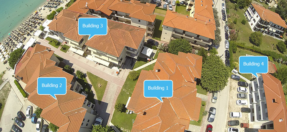 Zefyros Hotel Buildings Layout